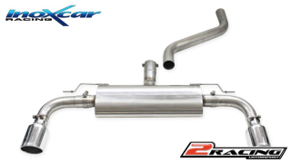 Zadní tlumič s koncovkou o průměru 100 X-RACE P+L (For the assembly on original central pipe it is necessary the adapter AD.FOCUS.07) (For the assembly on TCFO.20 it is necessary the adapter AD.FOCUS.09) Inoxcar racing FOFO.20.XR10