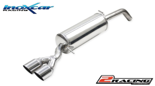 Zadní tlumič koncovkou výfuku 2 x průměru 80 Racing Inoxcar racing FOPU.05.RA