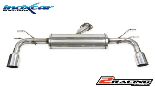 Zadní tlumič s koncovkou průměr 100 Racing P+L Inoxcar racing MAZD.09.RA