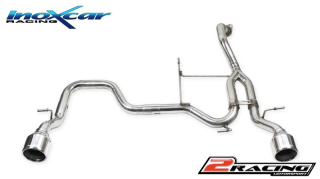 Zadní výfuk bez tlumiče s koncovkou o průměru 102 P+L Inoxcar racing SUSW.03.102
