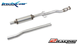 Central pipe společně ss tlumiče (společně sFLEX) (For the installation on the original Zadní s tlumiče it is necessary to separately order the adapter AD.MINI.03) Inoxcar racing TCSCO