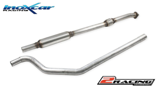 Central pipe společně ss tlumiče(For the installation on the original Zadní s tlumiče it is necessary to separately order the adapter AD.MITO.04) Inoxcar racing TCSMITO.03