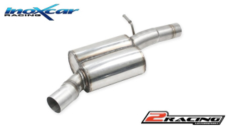 Central pipe společně ss tlumiče (For the assembly on the original Zadní s tlumiče it is necessary to order the adapter AD.S3.06) Inoxcar racing TCSS3.05