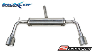 Stainless steel DUPLEX Zadní exhaust společně stail pipe průměru 102Exclusive assemblage společně soriginal spoiler of Giulietta 1750 TBi Inoxcar racing TWAL.13.102