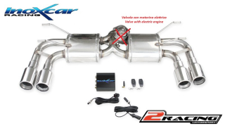 Zadní tlumič koncovkou výfuku 2 x průměru 90 P+L + Valve společně selectric engine + Remote control (Possibility of other models of koncovkas on request) &nbsp; Inoxcar racing VALV.124.01