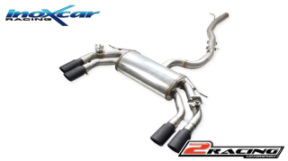 středová roura + Zadní tlumič koncovkou výfuku 2 x 90x70 X-RACE BLACK MATT P+L + Valves assembly společně soriginal electric engines (Possibility of other models of koncovkas on request) Inoxcar racing VALV.ATECA.01.90X70BM