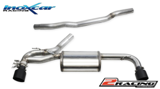 Zadní tlumič s koncovkou průměr 100 Racing BLACK CERAMIC P+L + Valves assembly společně soriginal electric engines Inoxcar racing VALV.BMF40.03.10CBLACK