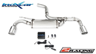 DUPLEX Zadní tlumič s koncovkou o průměru 102 X-RACE + Valve společně selectric engine + Remote control (exclusive assemblage společně soriginal spoiler Golf 7.5 GTI) Inoxcar racing VALV.GOLF7.04