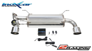 Zadní tlumič s koncovkou průměr 114 Racing P+L + Valve společně selectric engine + Remote control Inoxcar racing VALV.GT86.01