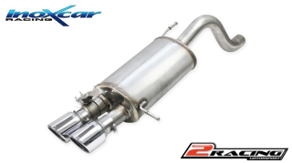 Zadní tlumič koncovkou výfuku 2 x průměru 90 X-RACE + Valve assembly společně soriginal electric engine (For the installation on TCI20 it is necessary to order separately the adapter AD.I20.03) (For the installation on the original central pipe it is nece
