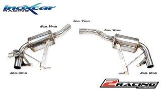 Zadní s tlumiče P+L + Valve assembly společně soriginal electric engine (Exclusive assembly společně soriginal koncovka) Inoxcar racing VALV.MACAN.05