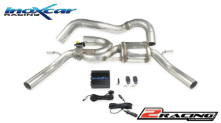 Zadní tlumič s koncovkou o průměru 50 P+L + Valve společně selectric engine + Remote control Inoxcar racing VALV.RECL.01