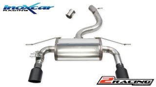 Zadní tlumič s koncovkou průměr 100 Racing BLACK CERAMIC P+L + Valves assembly společně soriginal electric engines Inoxcar racing VALV.TT.01.10CBLACK