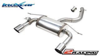 Zadní tlumič s koncovkou průměr 100 Racing P+L + Valves assembly společně soriginal electric engines Inoxcar racing VALV.TT.01.RA
