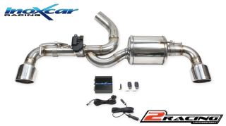Zadní tlumič s koncovkou průměr 100 Racing P+L + Valve společně selectric engine + Remote control (For the installation on TCTO.02 / TCTOS.02 it is necessary to order separately the adapter AD.YARIS.01) (For the installation on the original central pipe i