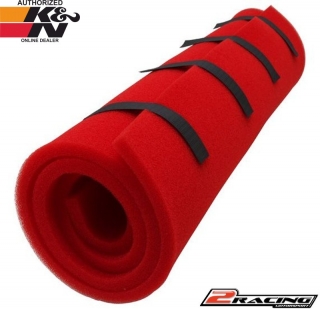 KN molitanový převlek červený 25-3924 šířka 610 mm délka 1219 mm pro univerzální použití se suchým zipem pro zafixování