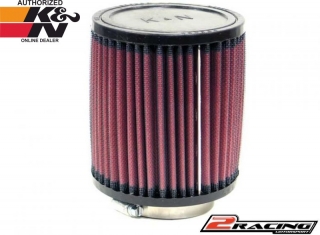 KN univerzální filtr kulatý válcový RA-0610 vstup 65 výška 127 mm s gumovým topem