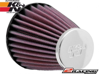 KN univerzální filtr kulatý kuželový RC-1200 vstup 52 výška 102 mm s chromovým topem