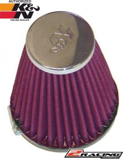 KN univerzální filtr kulatý kuželový RC-1920 vstup 55 výška 102 mm s chromovým topem