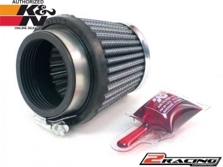 KN univerzální filtr kulatý kuželový RC-2500 vstup 49 výška 63 mm s chromovým topem