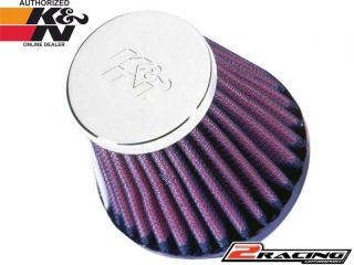 KN univerzální filtr kulatý kuželový RC-2580 vstup 51 výška 76 mm s chromovým topem