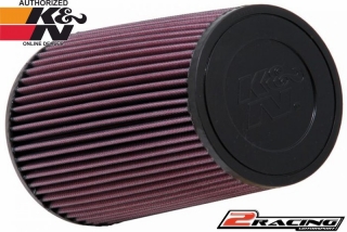 KN univerzální filtr kulatý kuželový RE-0810 vstup 76 výška 228 mm s gumovým topem