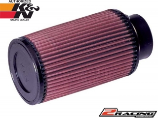 KN univerzální filtr kulatý kuželový RE-0910 vstup 76 výška 203 mm s gumovým topem