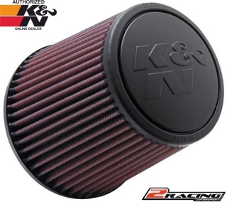 KN univerzální filtr kulatý kuželový RE-0930 vstup 76 výška 152 mm s gumovým topem
