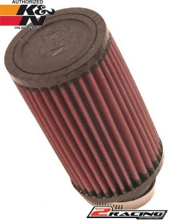 KN univerzální filtr kulatý válcový RU-1720 vstup 57 výška 152 mm s gumovým topem