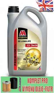 Motorový olej Premium Nanodrive Millers Oils EE Longlife C3 5w30 5 L 77075