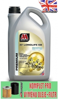 Motorový olej Premium Millers Oils XF Longlife EB 5w20 5 L 77795