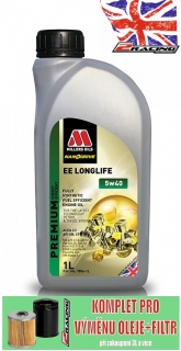 Motorový olej Premium Nanodrive Millers Oils EE Longlife 5w40 1 L 78061