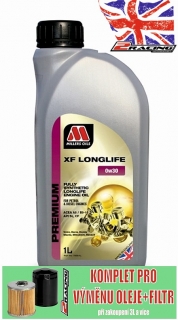 Motorový olej Premium Millers Oils XF Longlife 0w30 1 L 78581