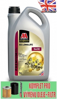 Motorový olej Premium Nanodrive Millers Oils EE Longlife 5w30 5 L 78775