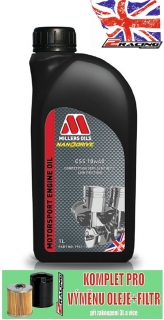 Polosyntetický motorový olej Nanodrive Millers Oils CSS 10w40 1 L 79511