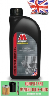 Polosyntetický motorový olej Nanodrive Millers Oils CSS 20w60 1 L 79521