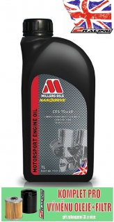 Plně syntetický motorový olej Nanodrive Millers Oils CFS 15w60 1 L 79571