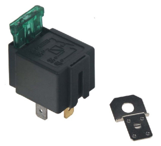 Relé s pojistkou , relé 30A / 12V - automobilové
