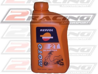 REPSOL MOTO SCOOTER 2T bezkouřový syntetetický olej do skútru (1litr)