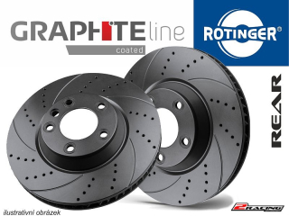 Zadní sportovní brzdový kotouč Citroen, Peugeot 247/8mm 4x108 - 1281-GL