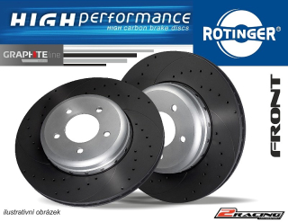 Přední sportovní brzdový kotouč BMW 3 (F30) 316 i (10/2012 -) - 71001HP-GL
