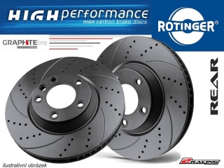 Zadní sportovní brzdový kotouč Audi TT Roadster 1.8 T quattro (10/1999 6/2006) - 2915HP-GL