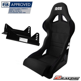 Závodní sedačka EXPERT 2 homologace FIA včetně montážních úchytů