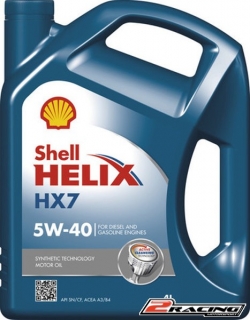 Motorový olej Shell Helix HX7 5W-40 55L 2R-550040305