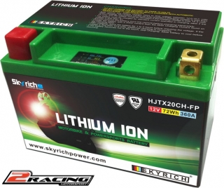 Lehká lithiová baterie 12V 6 Ah Skyrich HJTX20CH-FP