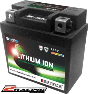 Lehká lithiová baterie 12V 2 Ah Skyrich LFP01