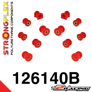 Komplet zadní tvrdé silentbloky podvozku 126140B