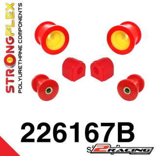 Komplet přední tvrdé silentbloky podvozku 226167B