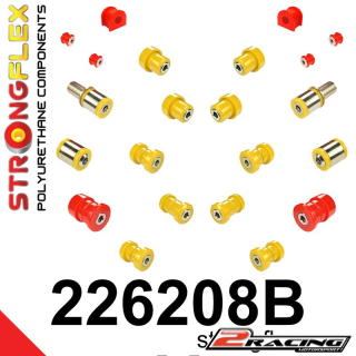 Komplet zadní tvrdé silentbloky podvozku 226208B