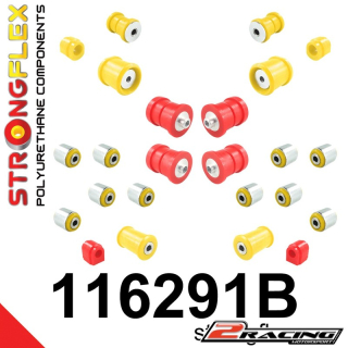 Komplet silentbloky podvozku 116291B